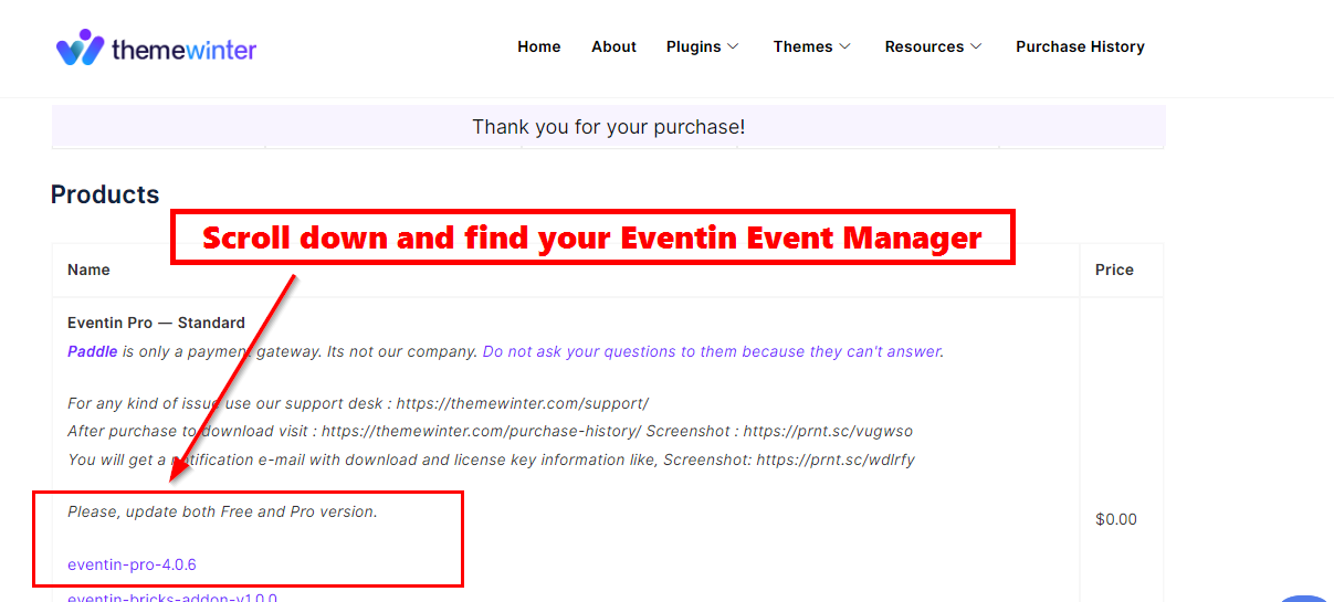 download eventin event management zip file