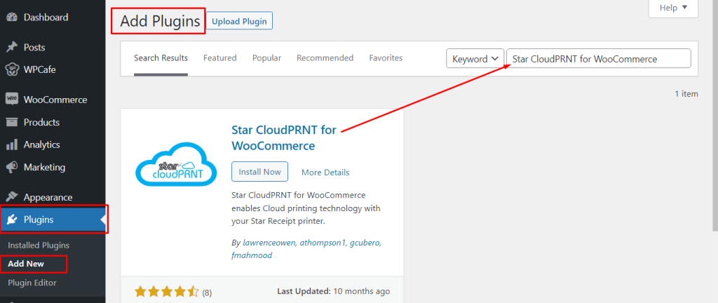 Star CloudPRNT for WooCommerce Plugin