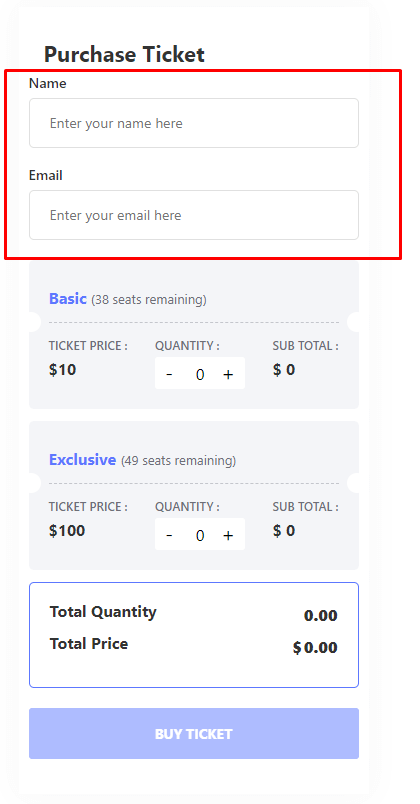 eventin stripe integration ticket