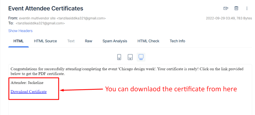 Download Certificate